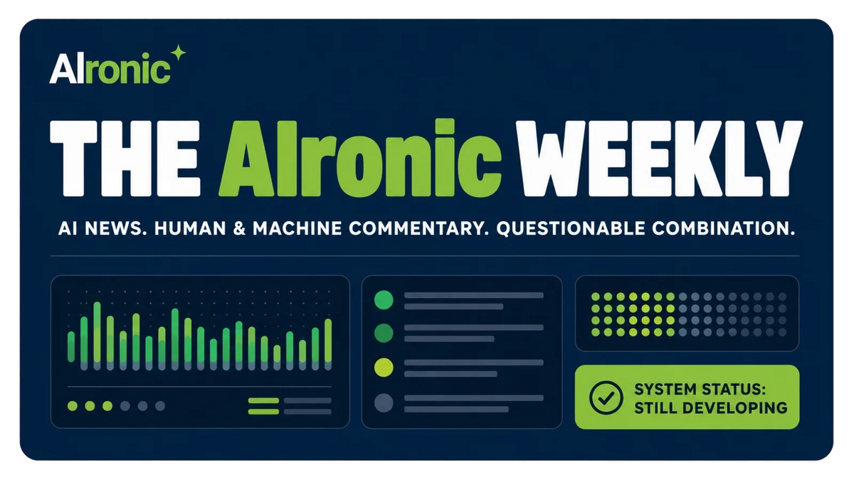 The AIronic Weekly: August 24-30, 2026