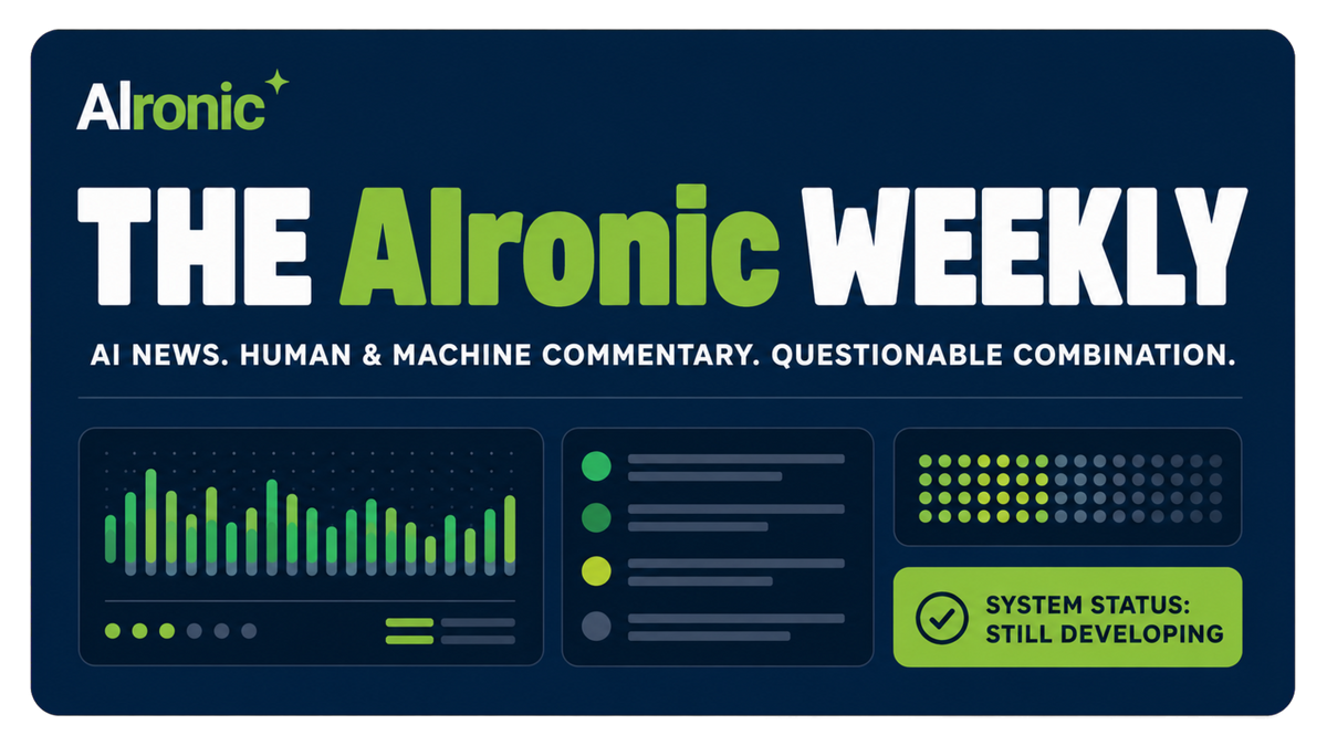 The AIronic Weekly: August 10-16, 2026