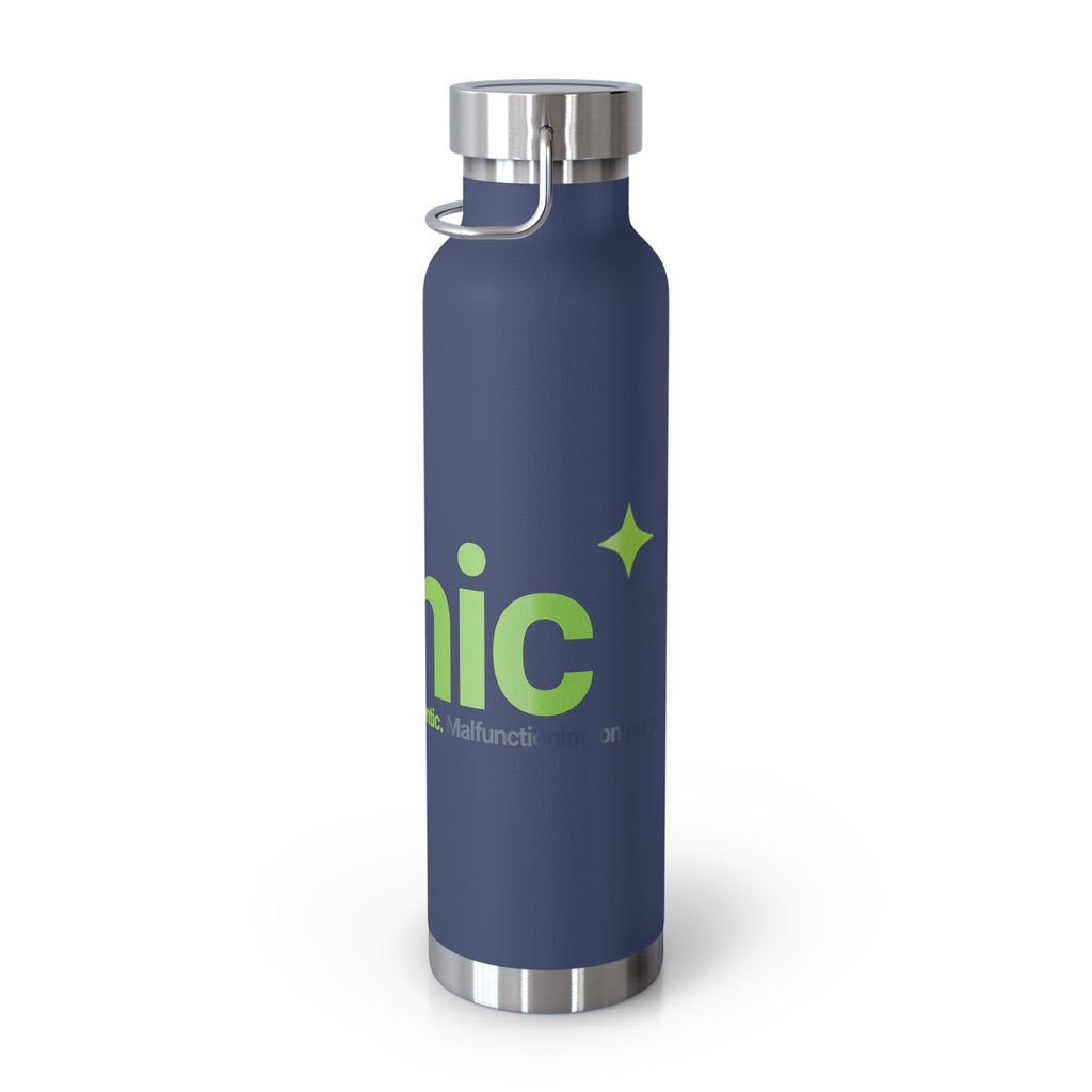 Water Bottle featuring "AIronic Logo" AI humor design by AIronic, gallery view 25