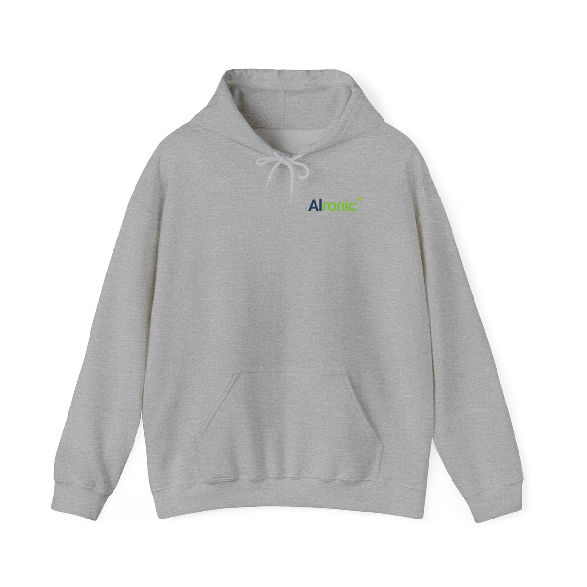 Sport Grey Hoodie featuring "Google Prompt Privacy" AI humor design by AIronic, gallery view 4