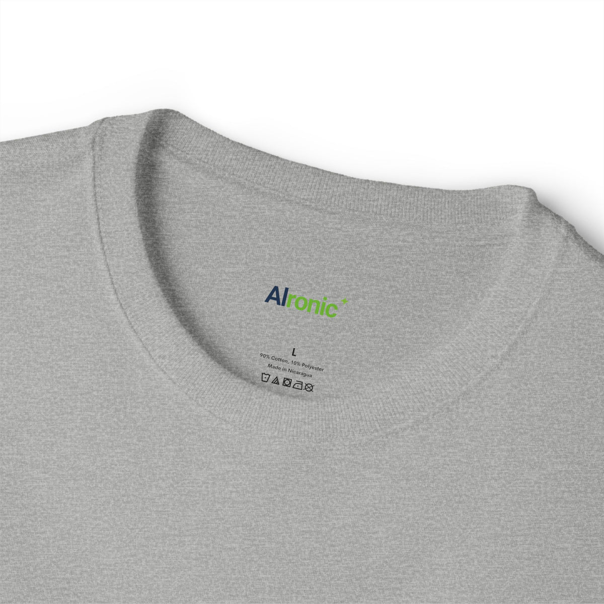 T-Shirt featuring "Hallucinating Facts" AI humor design by AIronic, gallery view 16