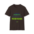 AIronic T-shirt featuring "Google It" AI humor design, gallery view 4