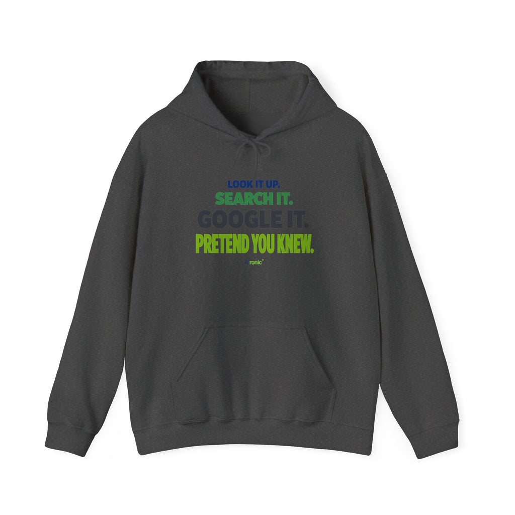 AIronic hoodie featuring "Google It" AI humor design, gallery view 7
