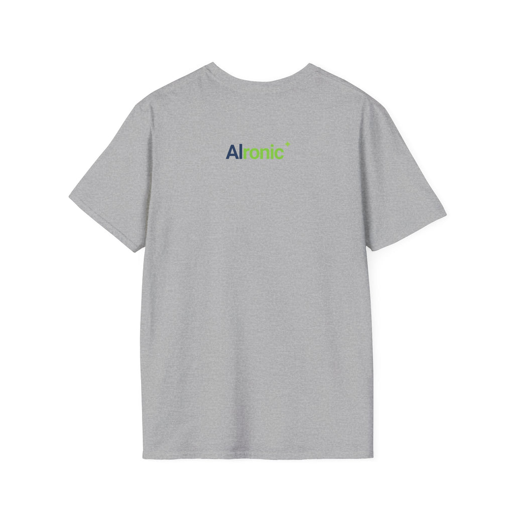 T-Shirt featuring "Not All Who Prompt Are Lost Scenic" AI humor design by AIronic, gallery view 24