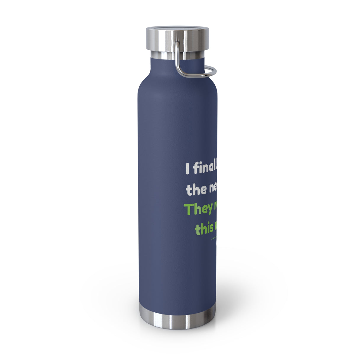 Water Bottle featuring “They Replaced the AI Tool” AI humor design by AIronic, gallery view 30