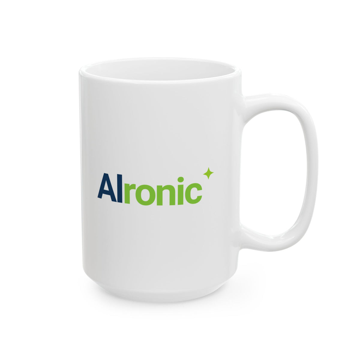 Mug featuring "AI Wandering" AI humor design by AIronic, gallery view 8
