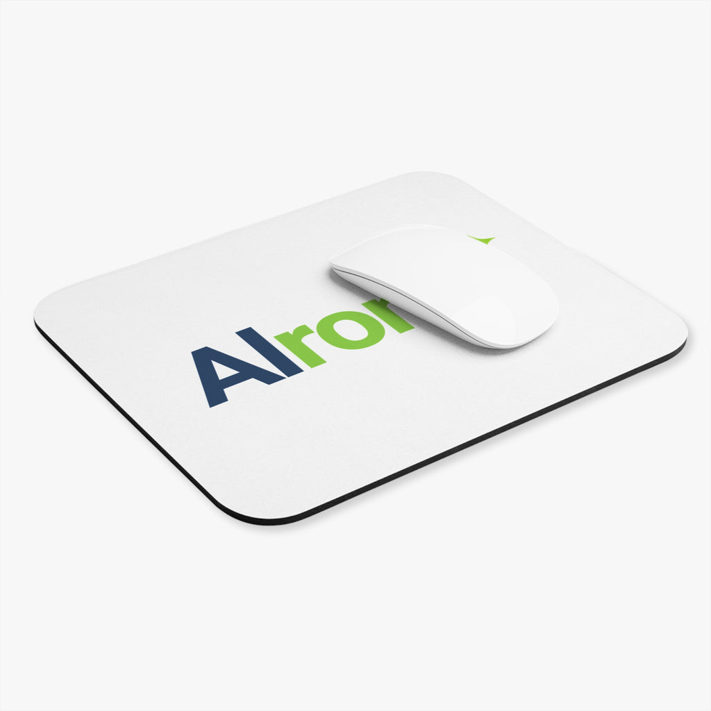 Mouse Pad featuring "AIronic Logo" AI humor design by AIronic, gallery view 2