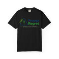 Black T-Shirt featuring "Prompt Regret" AI humor design by AIronic, gallery view 6
