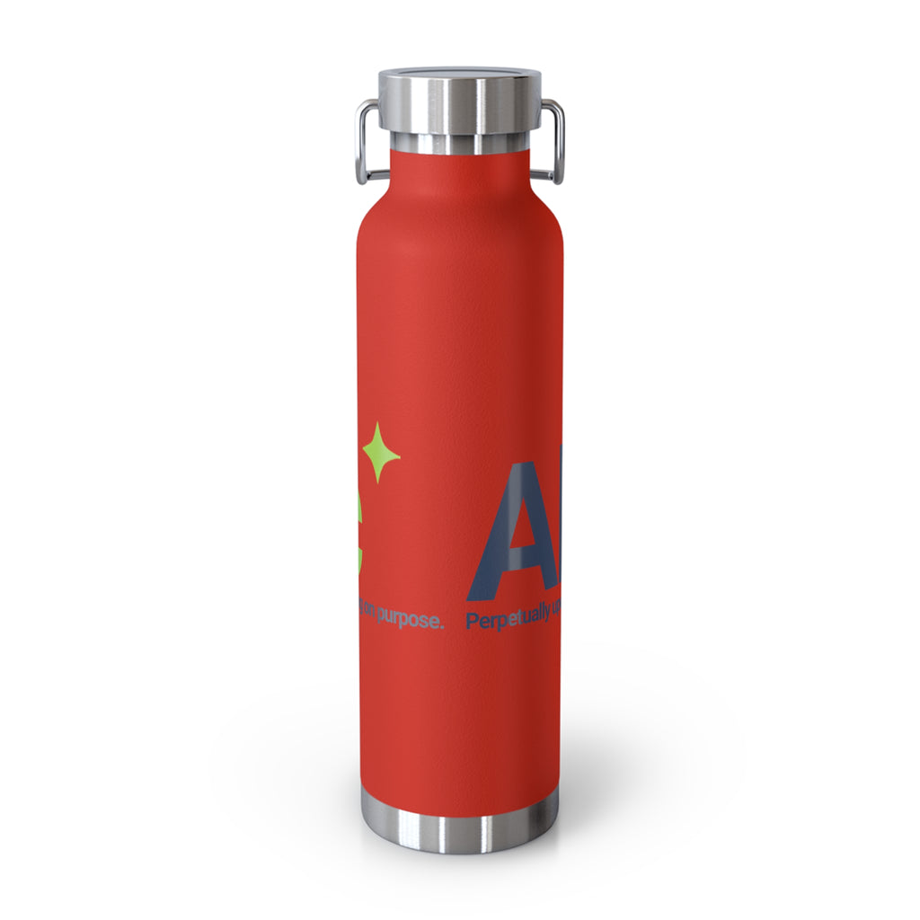 Water Bottle featuring "AIronic Logo" AI humor design by AIronic, gallery view 12