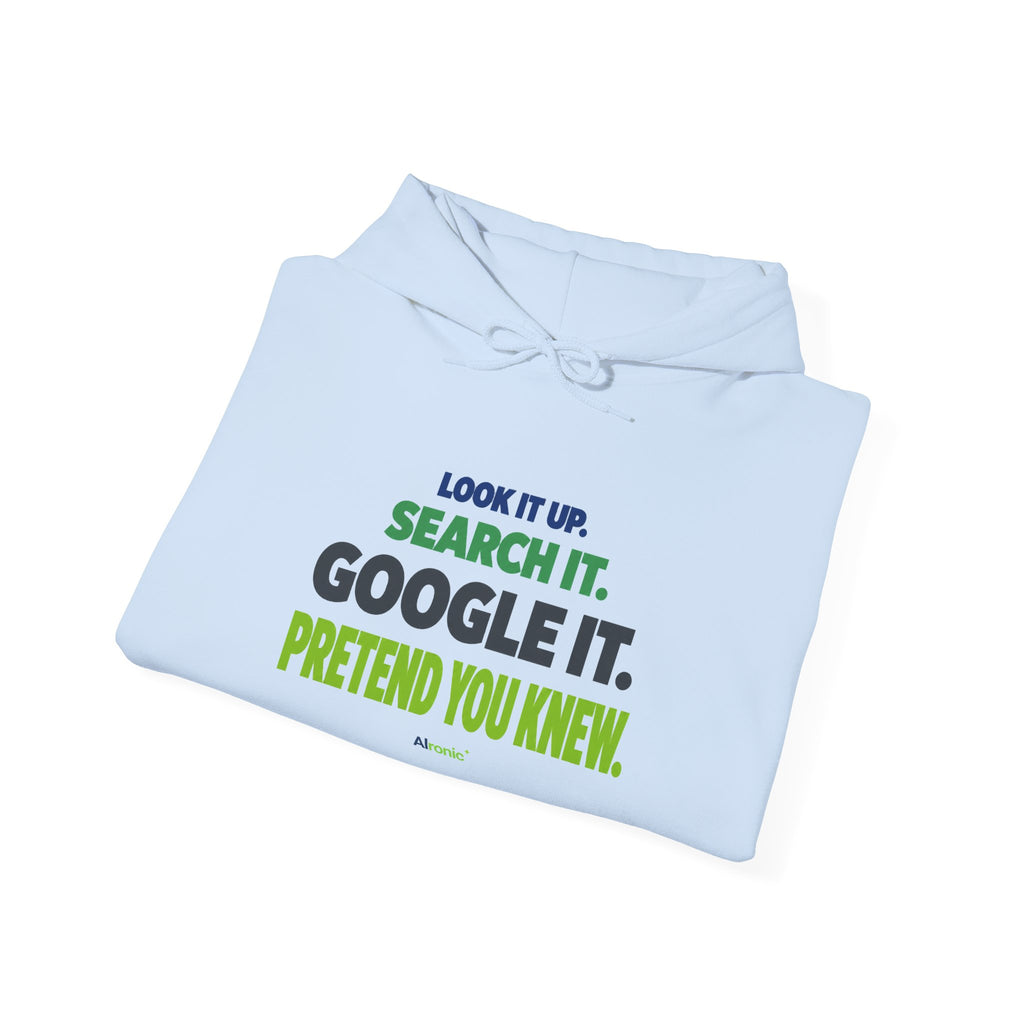 AIronic hoodie featuring "Google It" AI humor design, gallery view 28