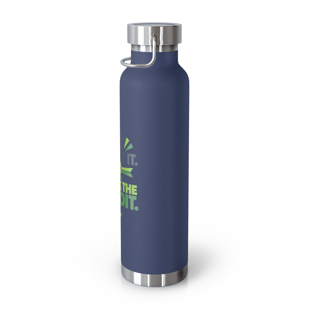 Water Bottle featuring "AI Wrote It. I Took the Credit." AI humor design by AIronic, gallery view 31