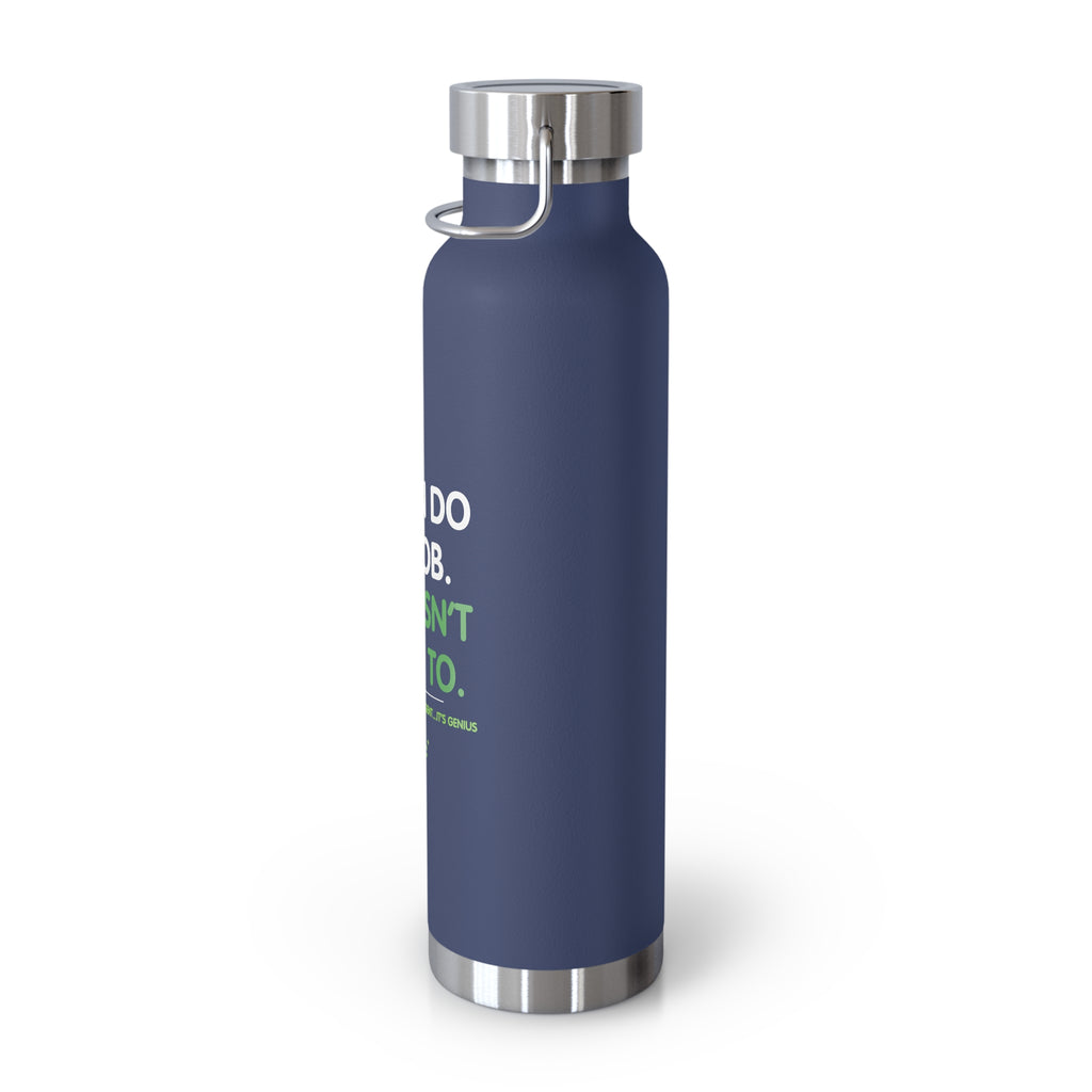 Water Bottle featuring “AI Can Do My Job” AI humor design by AIronic, gallery view 31