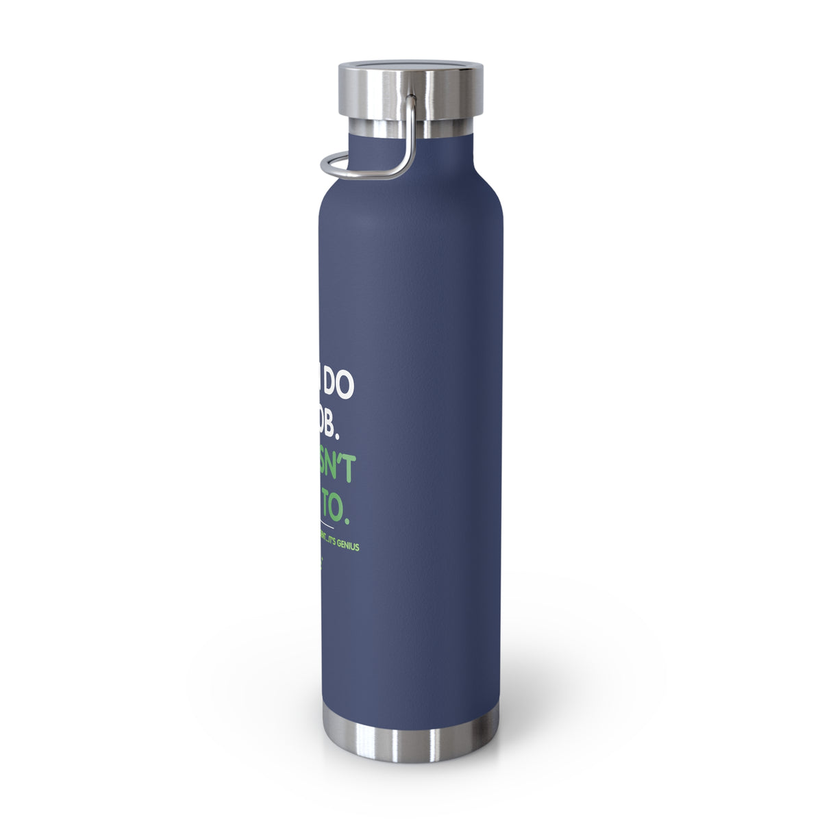 Water Bottle featuring “AI Can Do My Job” AI humor design by AIronic, gallery view 31