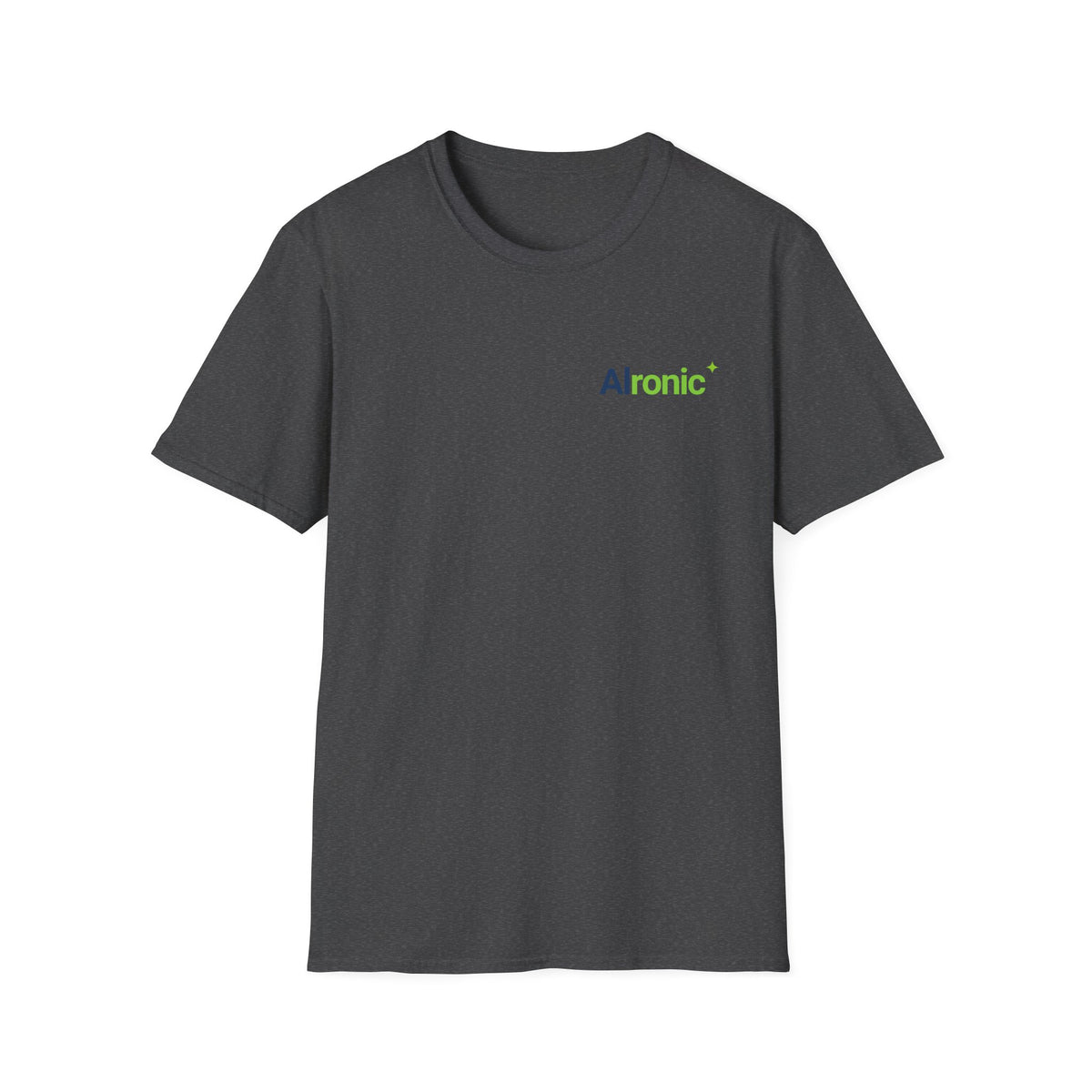 AIronic T-shirt featuring "Premature Human Confidence" AI humor design, gallery view 24