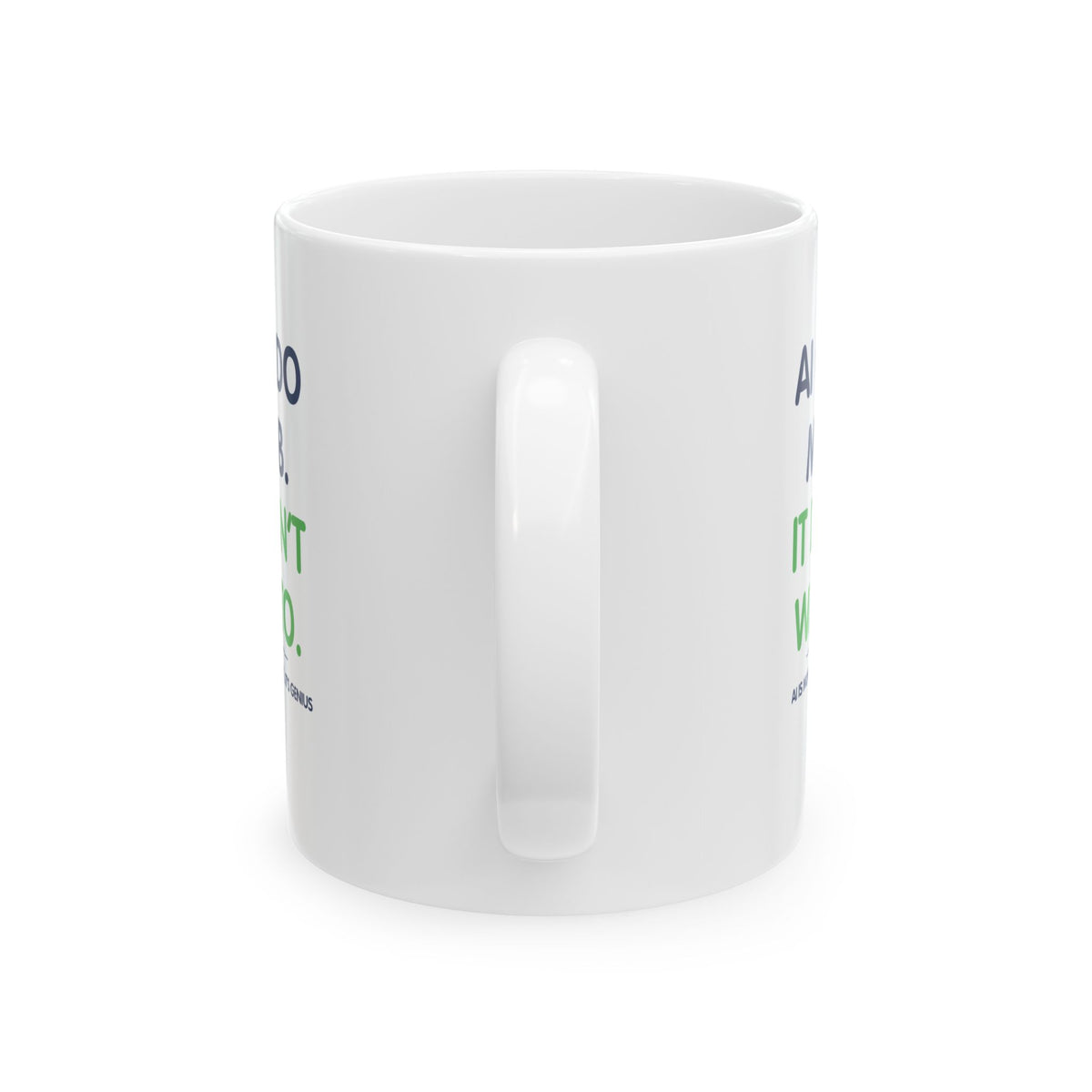 Mug featuring “AI Can Do My Job” AI humor design by AIronic, gallery view 4