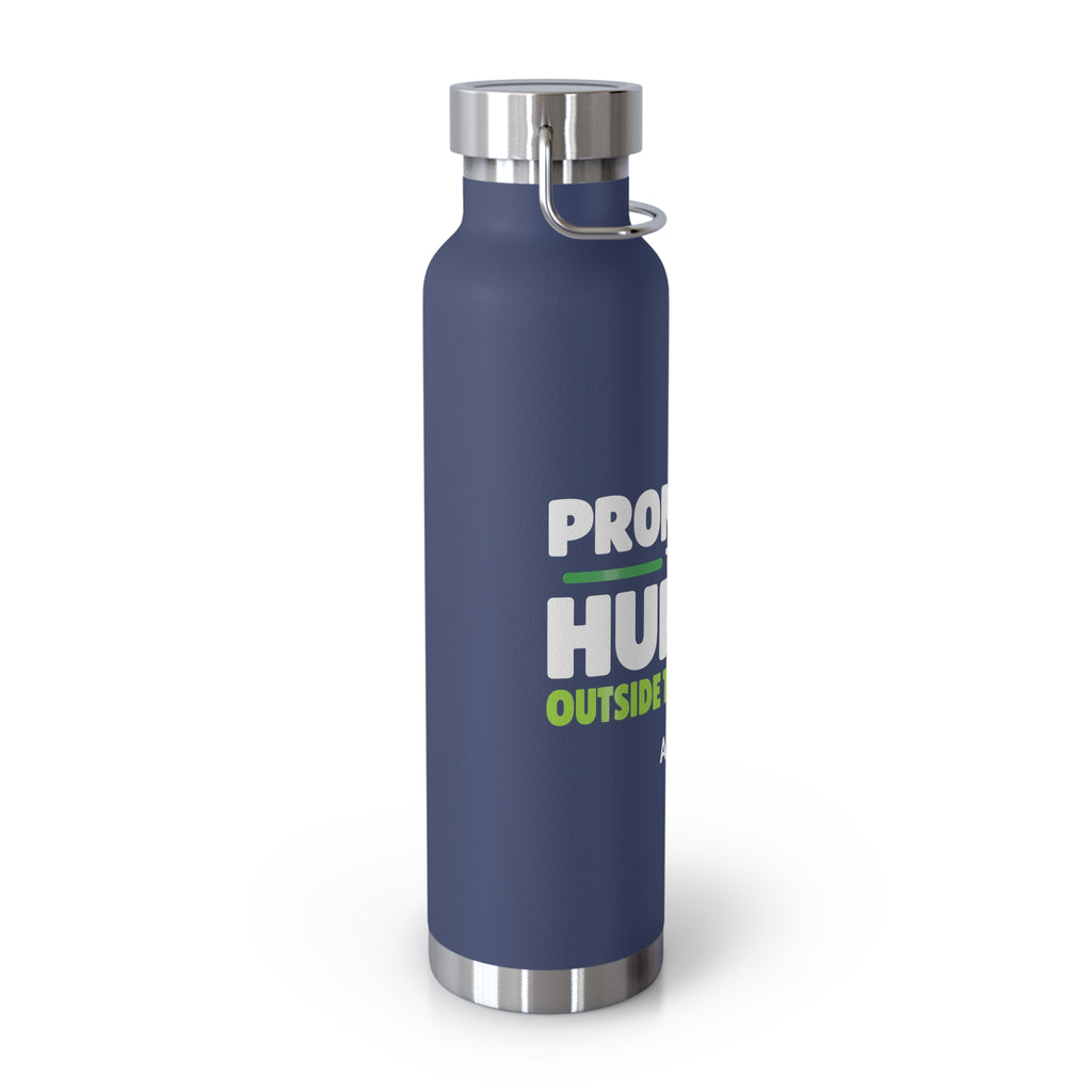 AIronic 22oz water bottle featuring “Promoted to Human Outside the Loop” AI humor design, gallery view 30