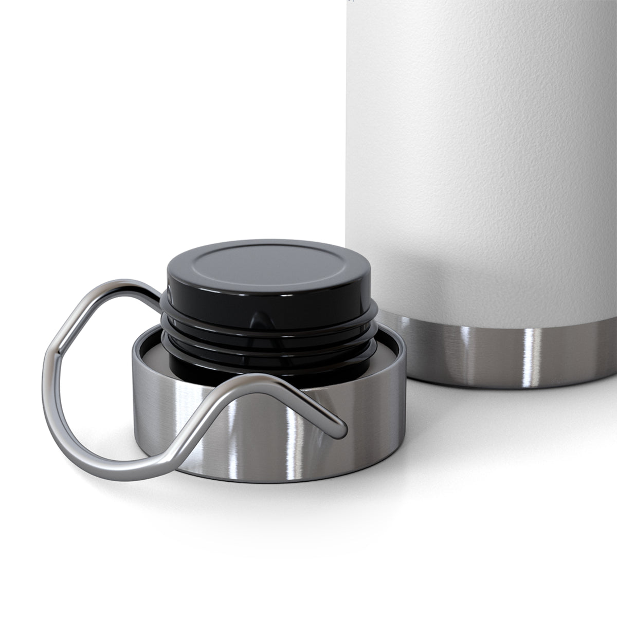 Water Bottle featuring "AIronic Prompt Regret Logo" AI humor design by AIronic, gallery view 10