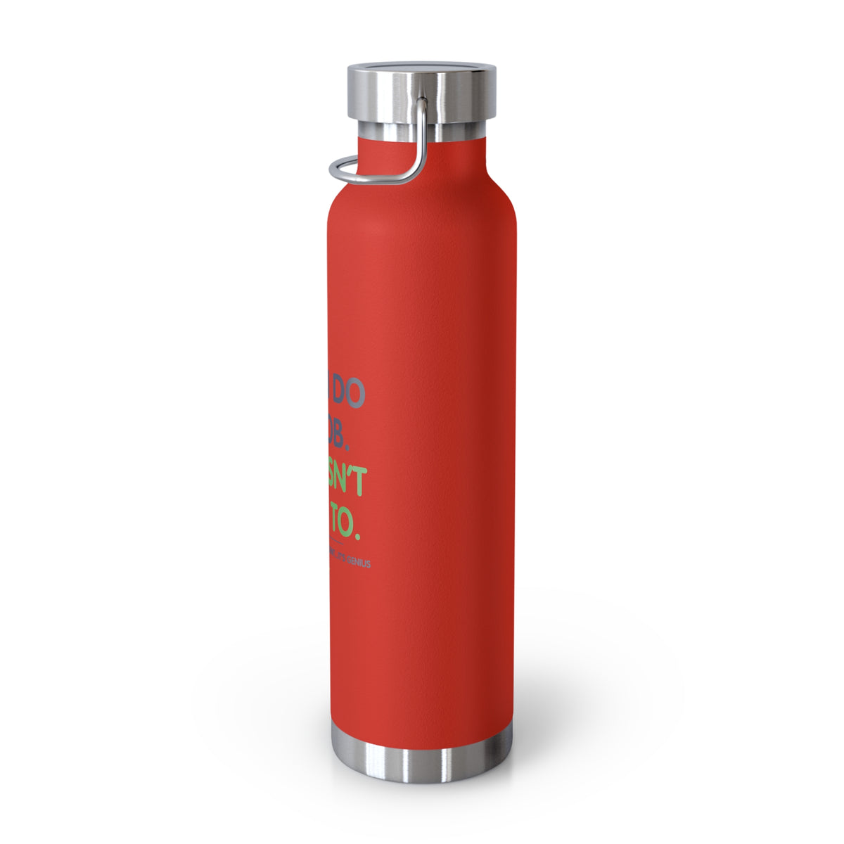 Water Bottle featuring “AI Can Do My Job” AI humor design by AIronic, gallery view 13