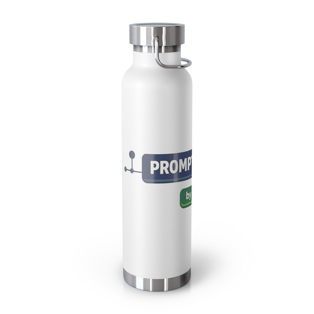 Water Bottle featuring "Prompt Engineer by Accident" AI humor design by AIronic, gallery view 9