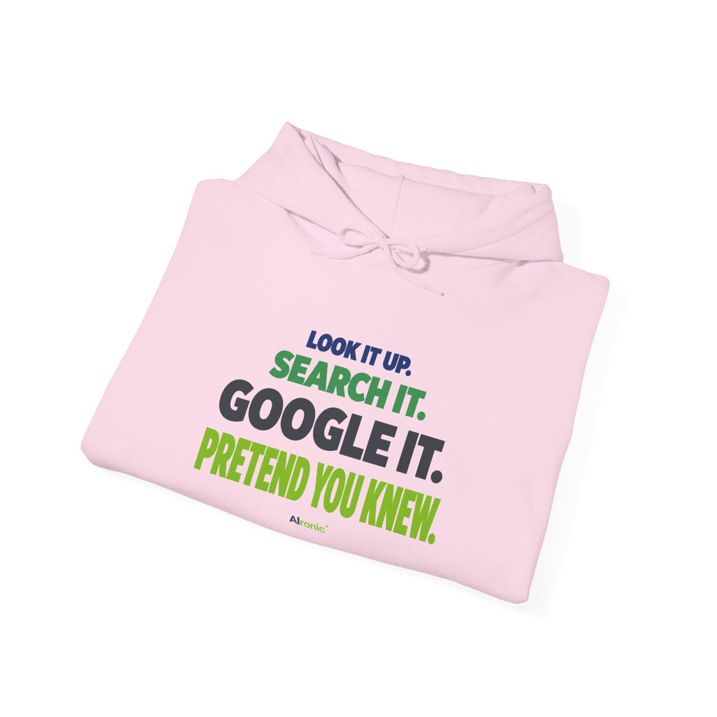 AIronic hoodie featuring "Google It" AI humor design, gallery view 34