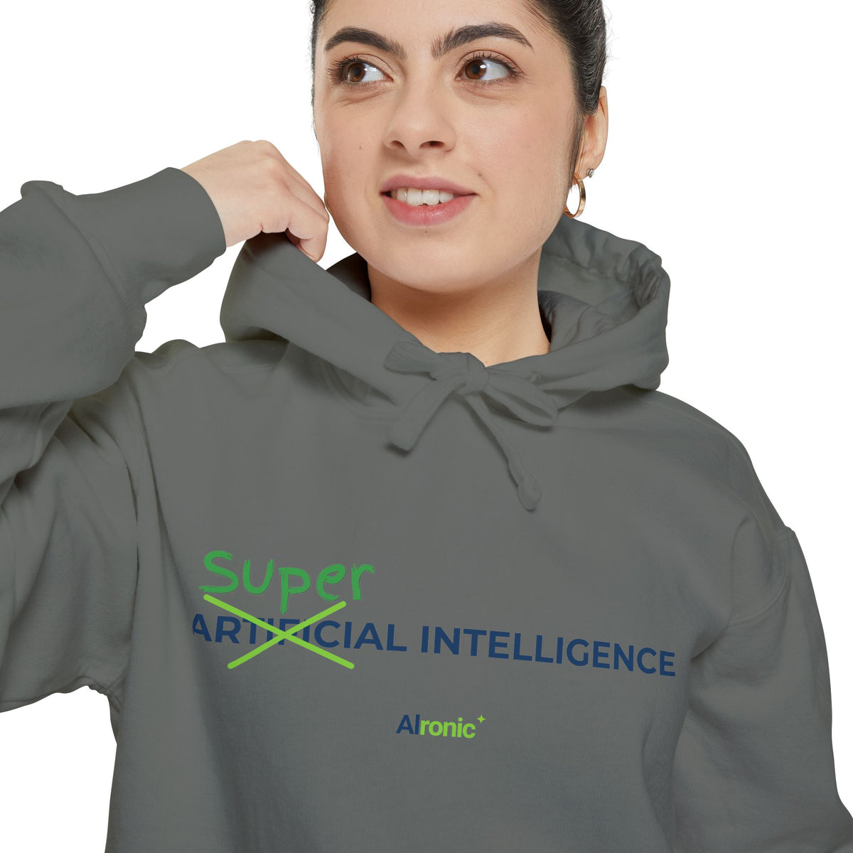 Artificial Intelligence...No Super Intelligence AI Hoodie