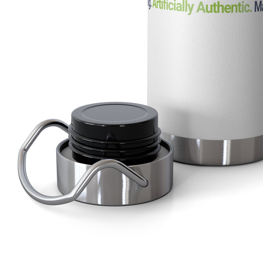Water Bottle featuring "AIronic Logo" AI humor design by AIronic, gallery view 11