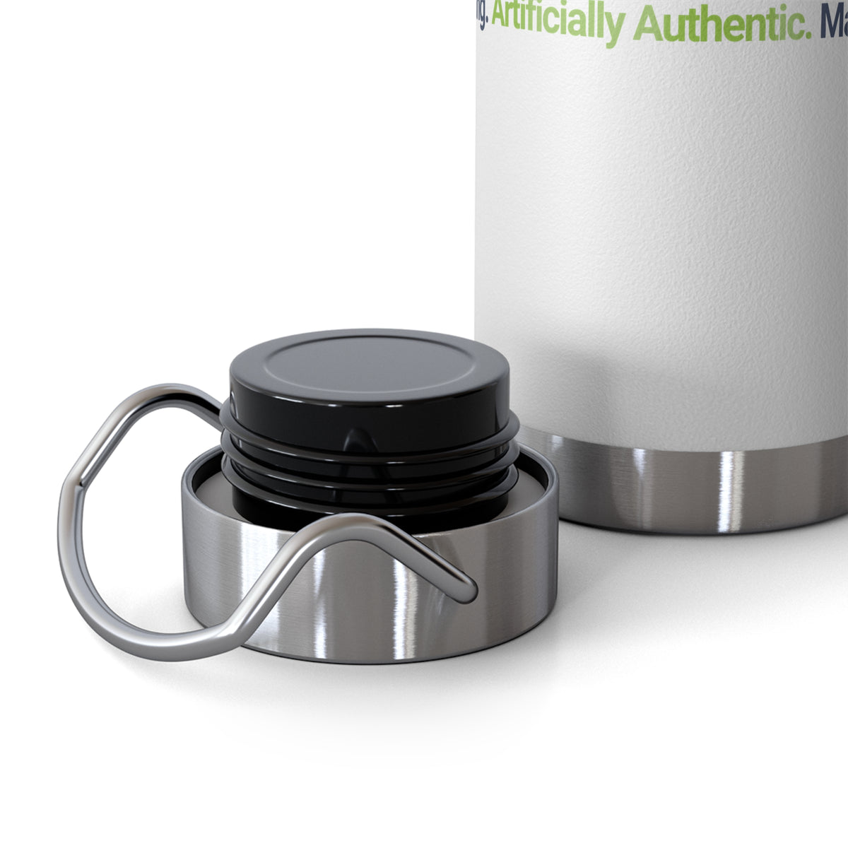 Water Bottle featuring "AIronic Logo" AI humor design by AIronic, gallery view 11