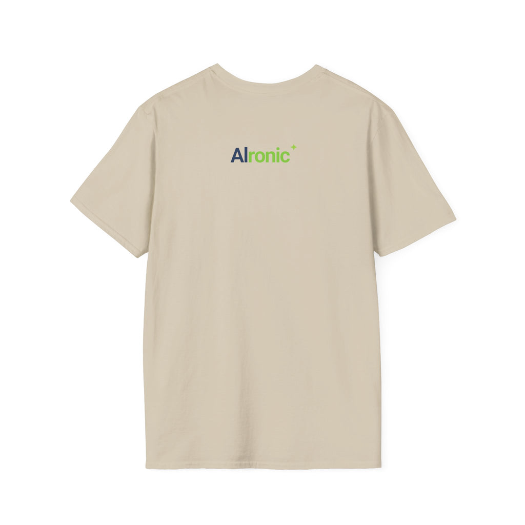 T-Shirt featuring "Not All Who Prompt Are Lost Scenic" AI humor design by AIronic, gallery view 21