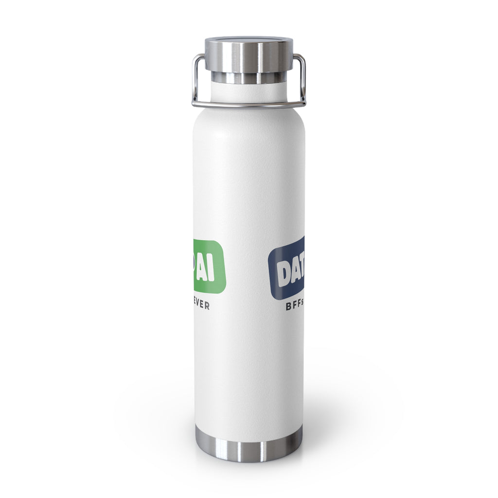 AIronic Water Bottle featuring "Data + AI BFFs Forever" AI humor design, gallery view 9