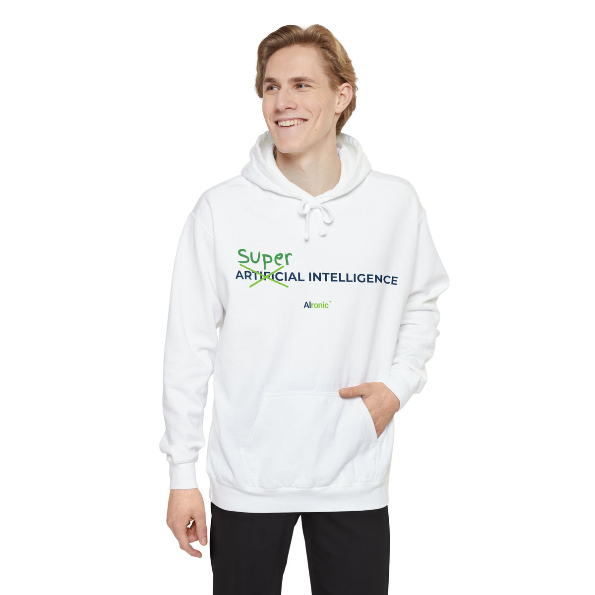 Artificial Intelligence...No Super Intelligence AI Hoodie