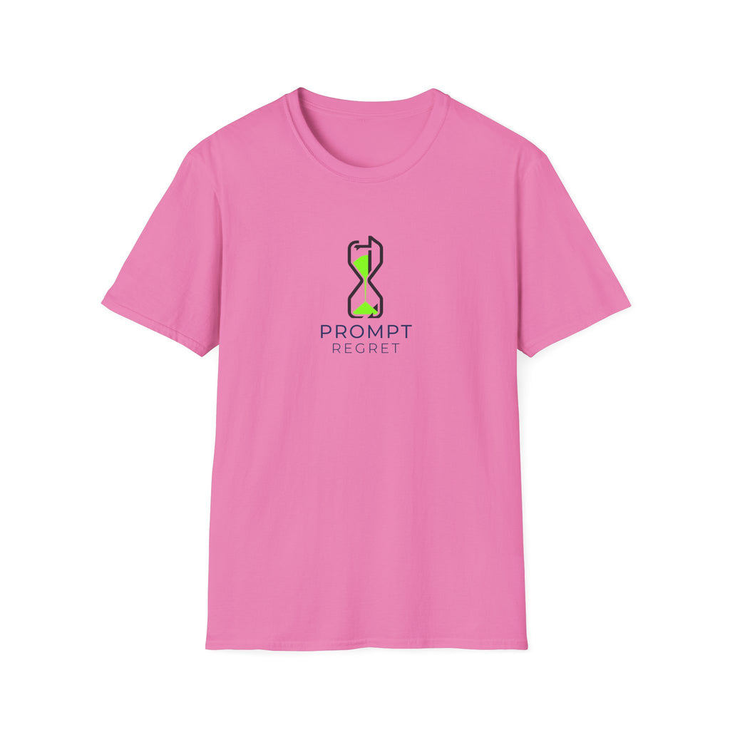 T-Shirt featuring "Prompt Regret Hourglass" AI humor design by AIronic, gallery view 29