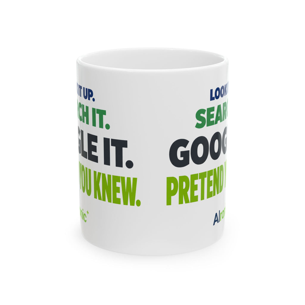 AIronic mug featuring "Google It" AI humor design, gallery view 3