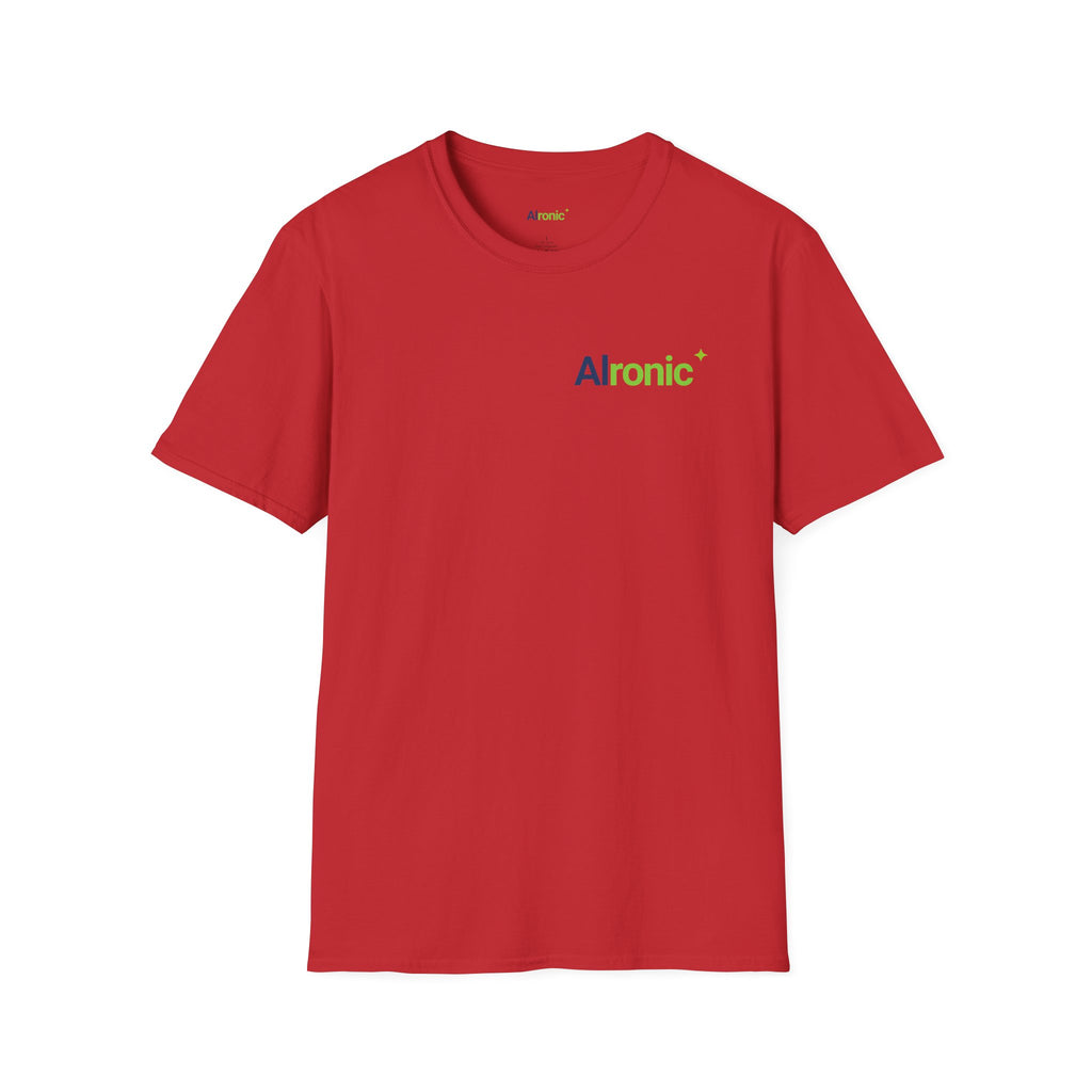 T-Shirt featuring "AIronic Logo with AIron" AI humor design by AIronic, gallery view 47