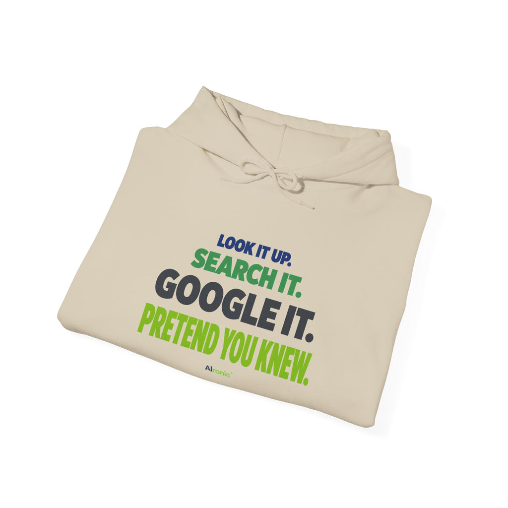 AIronic hoodie featuring "Google It" AI humor design, gallery view 18