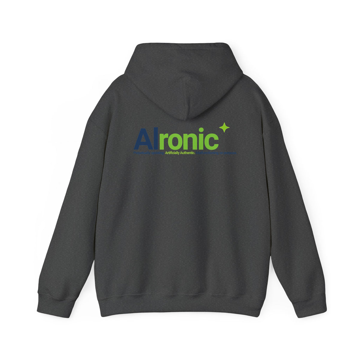 Hoodie featuring "AIronic Logo" AI humor design by AIronic, gallery view 27