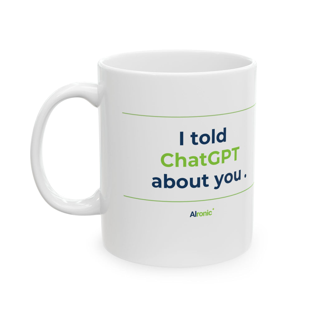 Mug featuring "I Would Hold Space and Accept You" AI humor design by AIronic, gallery view 1