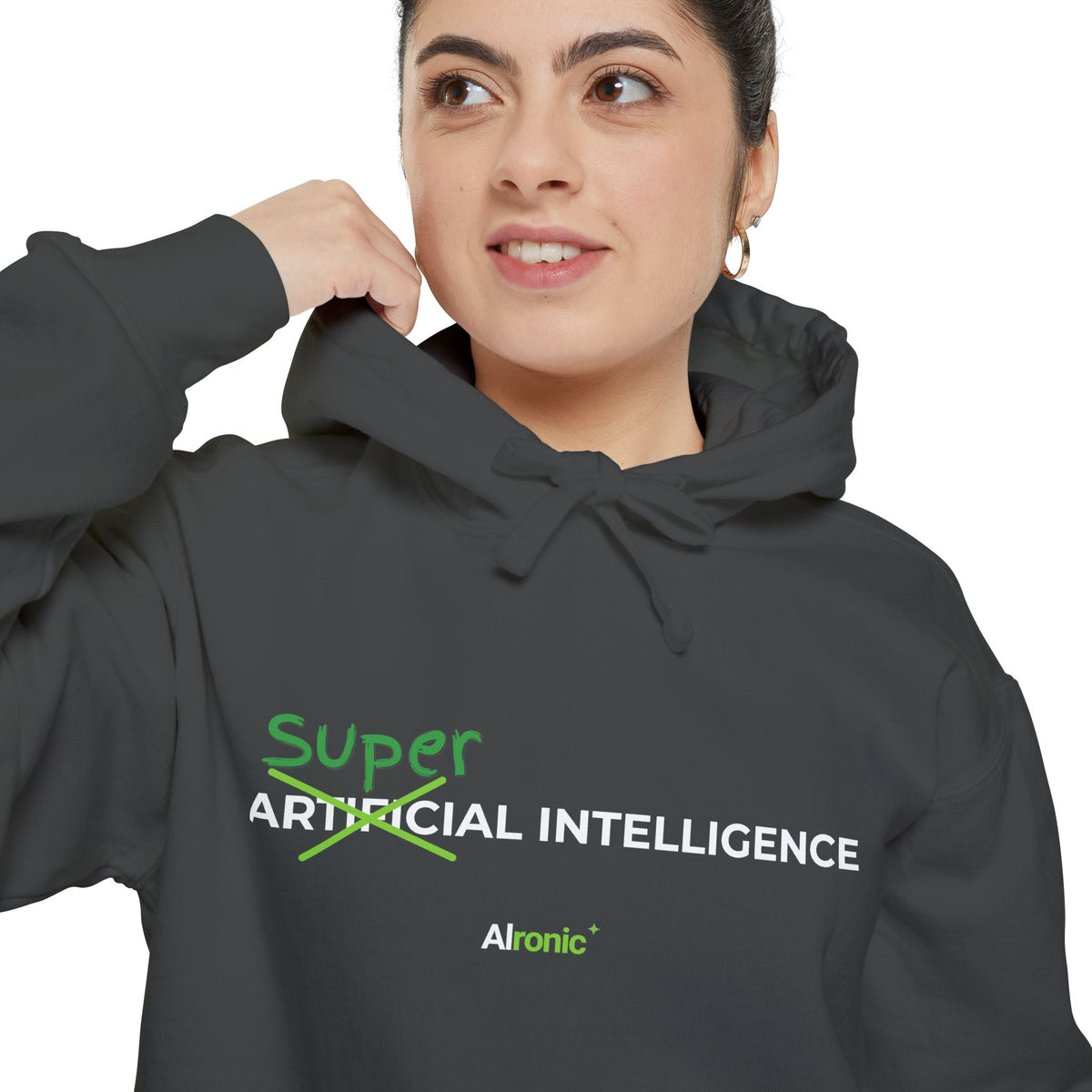 Artificial Intelligence...No Super Intelligence AI Hoodie