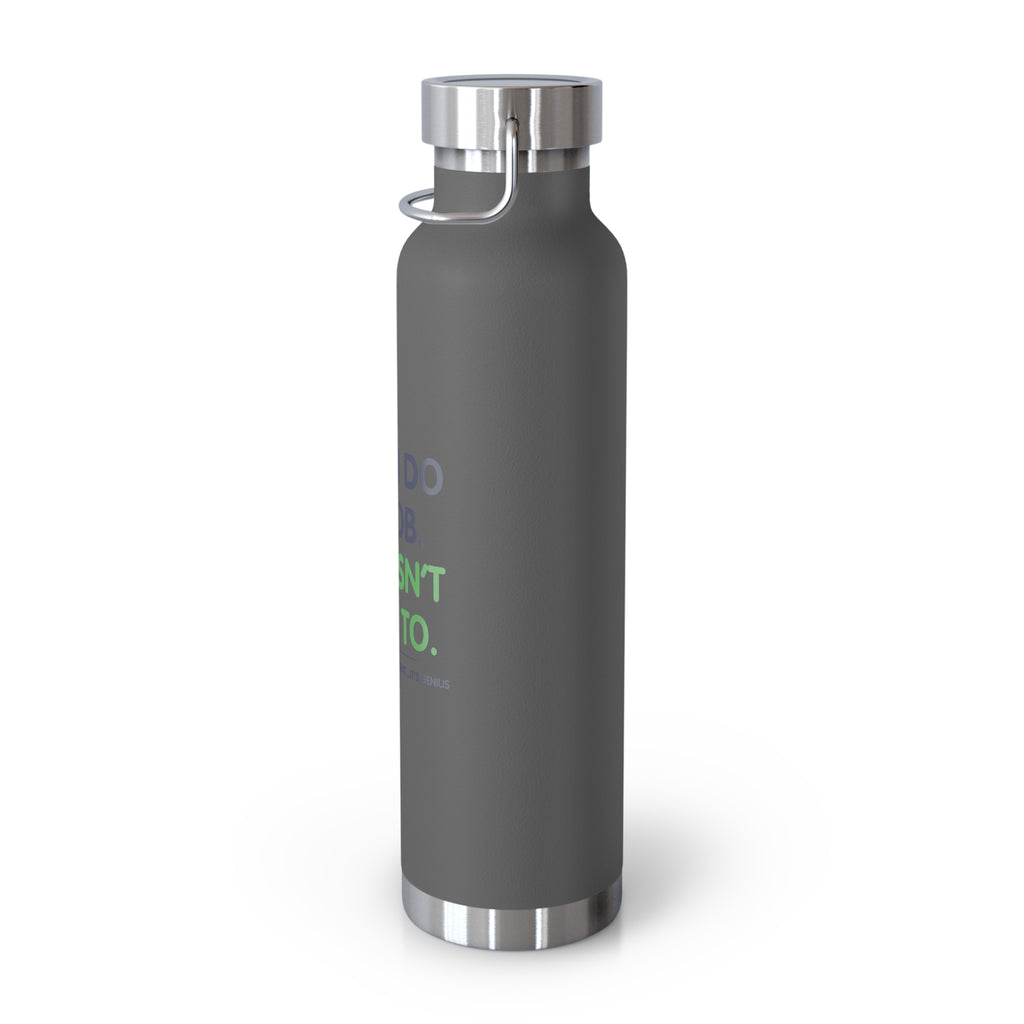 Water Bottle featuring “AI Can Do My Job” AI humor design by AIronic, gallery view 16
