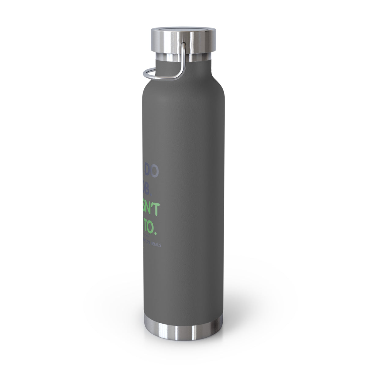 Water Bottle featuring “AI Can Do My Job” AI humor design by AIronic, gallery view 16