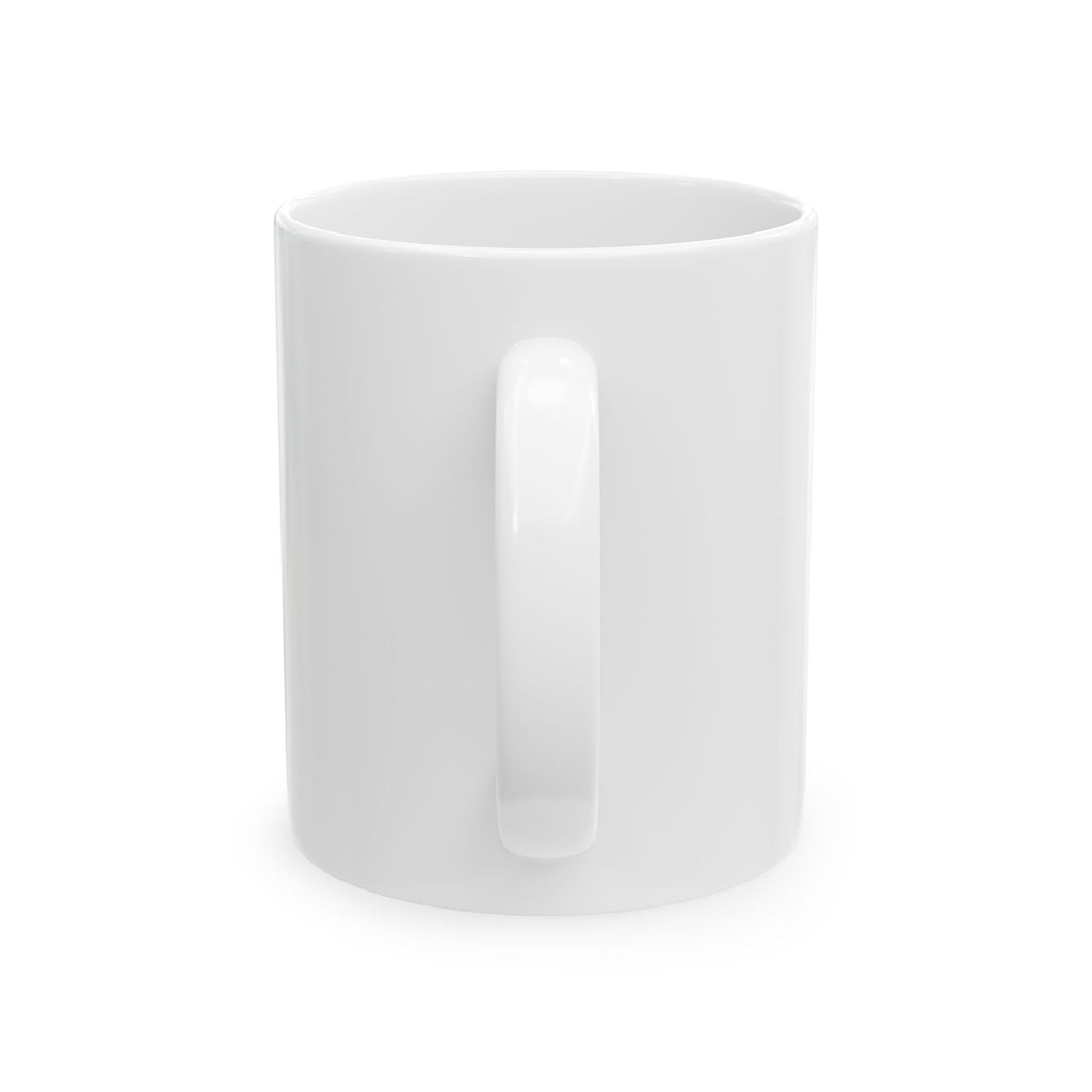 Mug featuring "Human Intelligence. Artificial Confidence." AI humor design by AIronic, gallery view 3