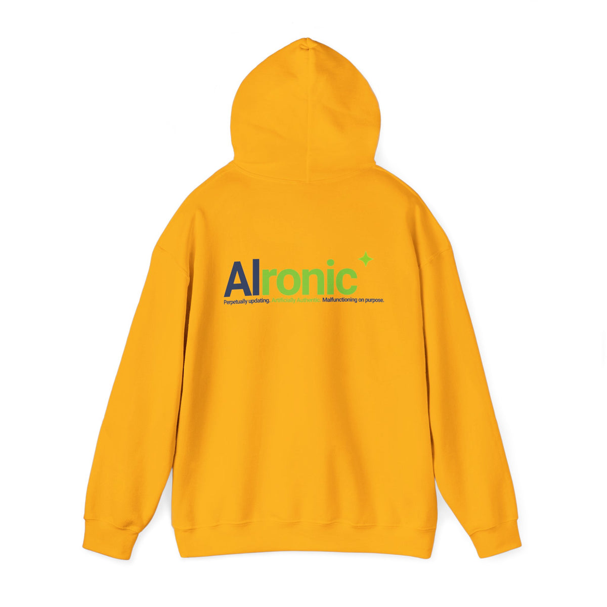 Hoodie featuring "AIronic Logo" AI humor design by AIronic, gallery view 25