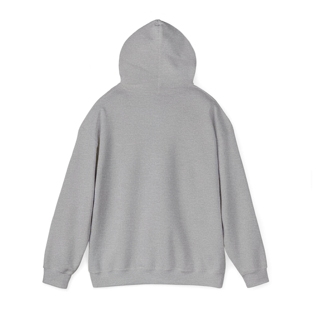 Hoodie featuring “Powered by AI. Controlled by Yelling.” AI humor design by AIronic, gallery view 23