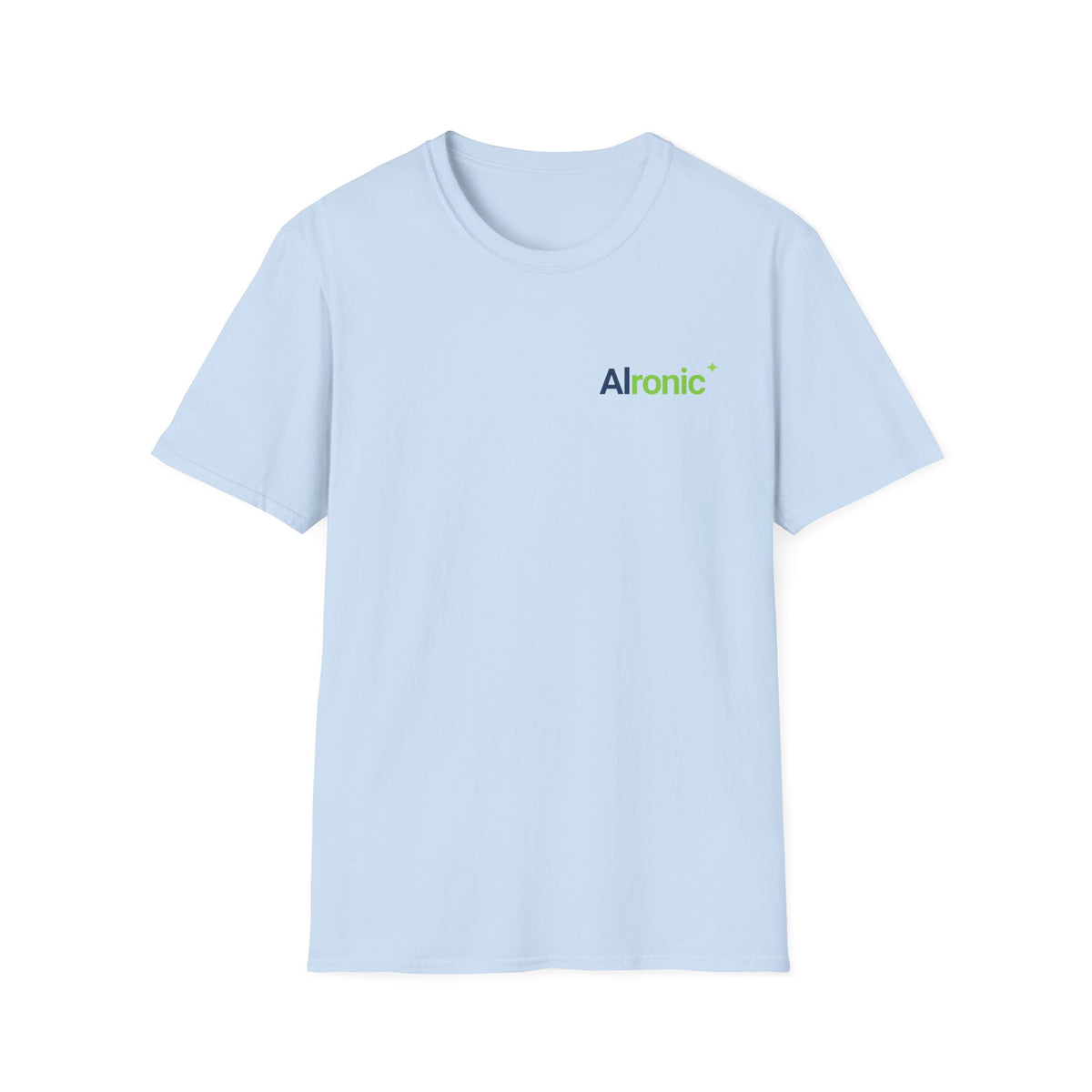 AIronic T-shirt featuring "Premature Human Confidence" AI humor design, gallery view 26