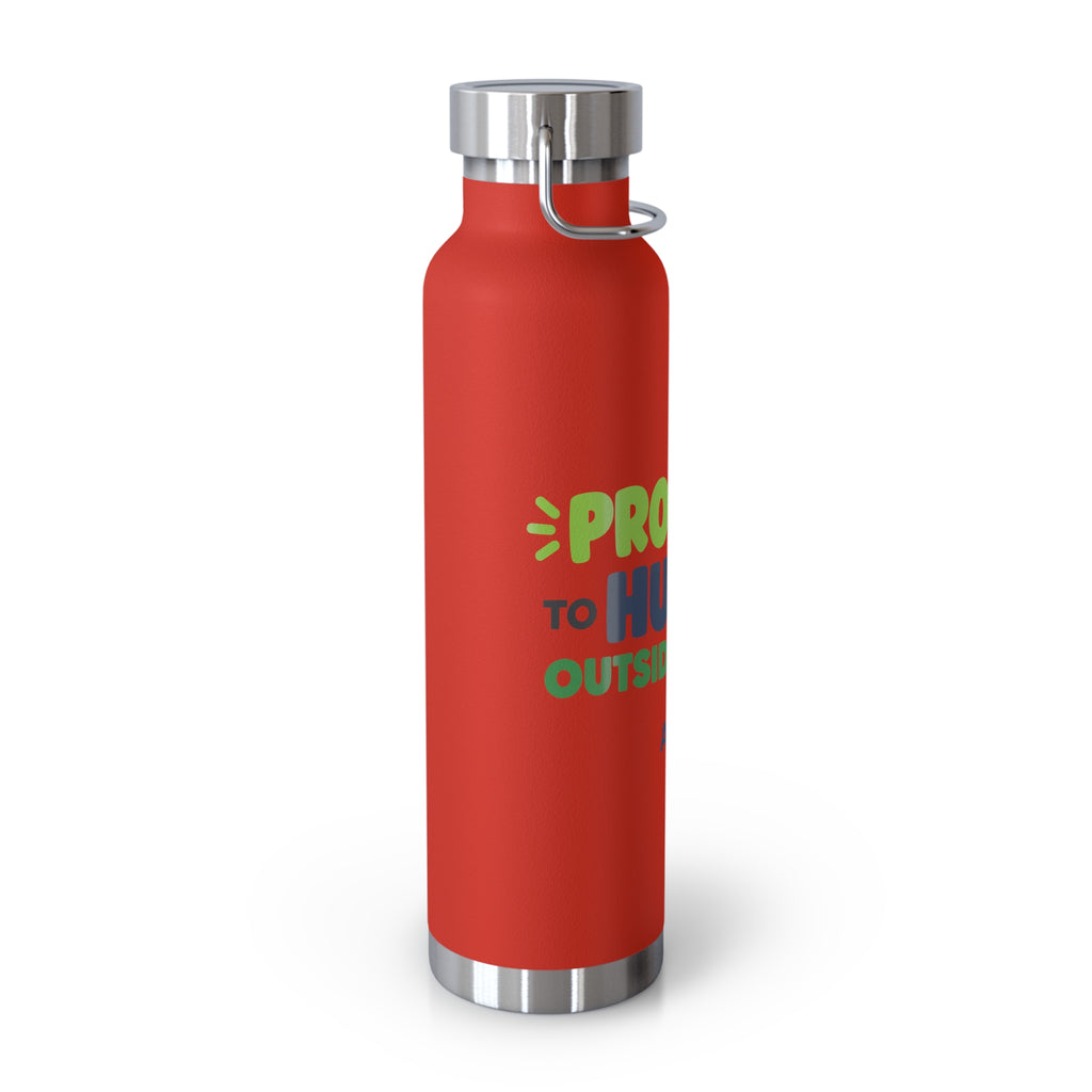 AIronic 22oz water bottle featuring “Promoted to Human Outside the Loop” AI humor design, gallery view 12