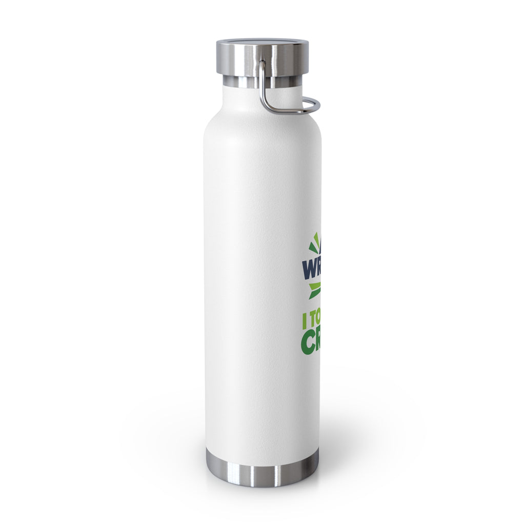 Water Bottle featuring "AI Wrote It. I Took the Credit." AI humor design by AIronic, gallery view 9