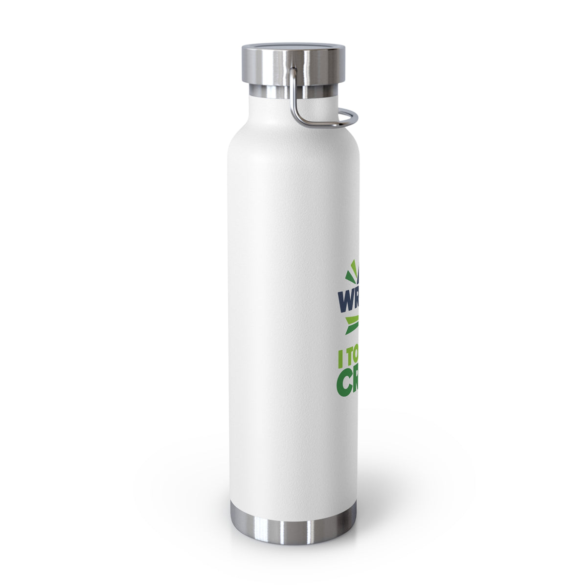 Water Bottle featuring "AI Wrote It. I Took the Credit." AI humor design by AIronic, gallery view 9
