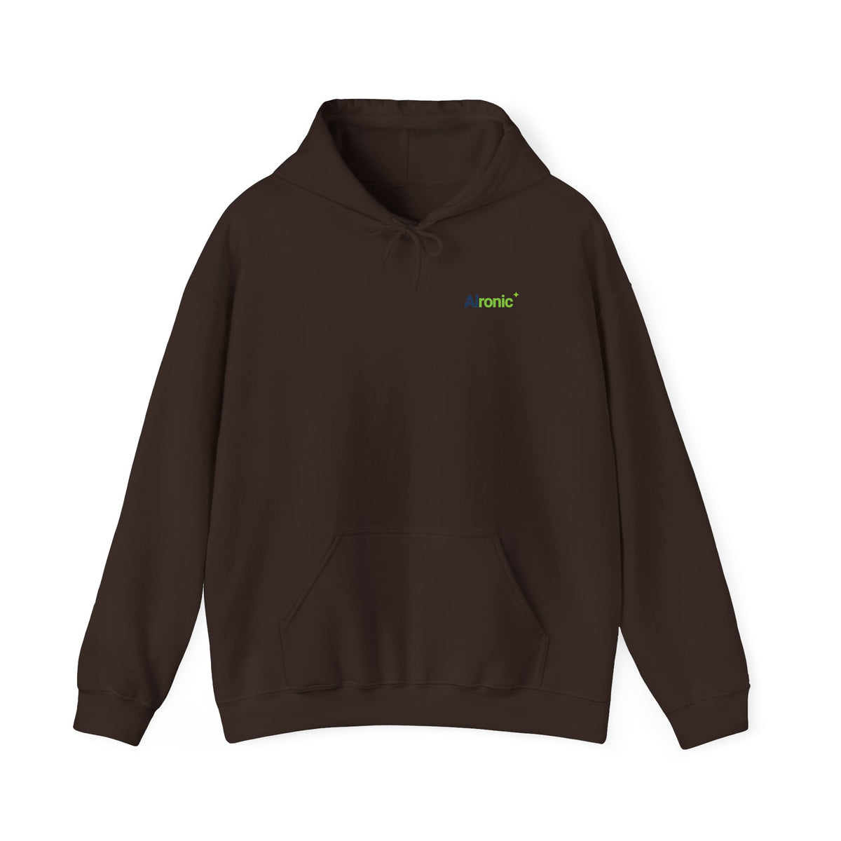 Hoodie featuring “AI Took My Job” AI humor design by AIronic, gallery view 6