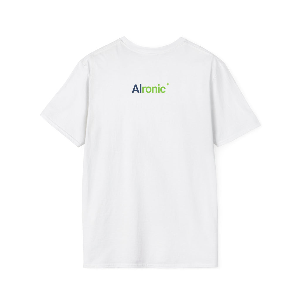 T-Shirt featuring "Not All Who Prompt Are Lost Scenic" AI humor design by AIronic, gallery view 15