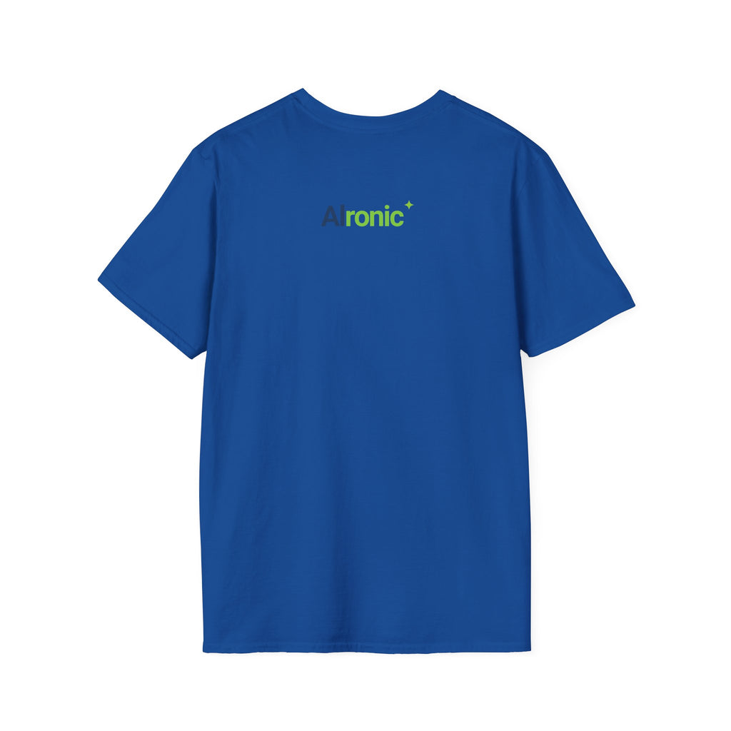 T-Shirt featuring "Not All Who Prompt Are Lost Scenic" AI humor design by AIronic, gallery view 36