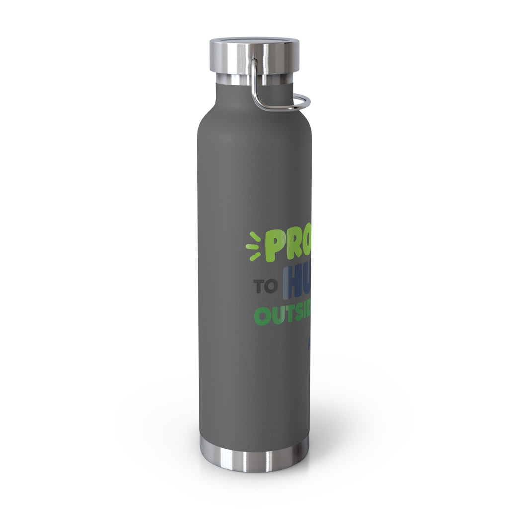 AIronic 22oz water bottle featuring “Promoted to Human Outside the Loop” AI humor design, gallery view 15